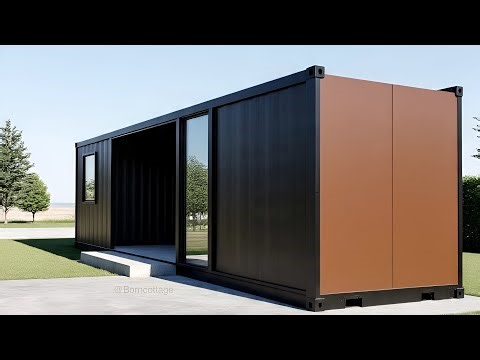 Luxurious Shipping Container House with 2 Bedroom - Cozy Off-Grid Life