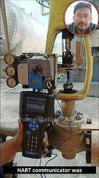 Connect HART Communicator to Control Valve