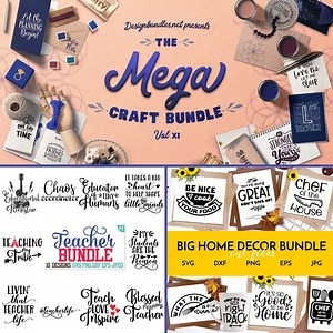 30 reactions | It’s the return of the 헠헲헴헮 헖헿헮헳혁 헕혂헻헱헹헲!  Vol 11 is filled with 25 exciting packs, with a wide variety of styles and themes. At an incredible ퟵퟬ% 헢헙헙 for a limited time only.⏳ ⭐⭐So that you can rock your next craft project! ⭐⭐ Make sure you don't miss out  desgbndls.net/the-mega-craft-bundle-xi | Design Bundles | Facebook