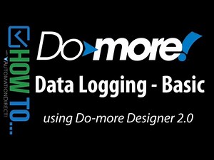 BRX Do-more Designer Simple Data Logging from AutomationDirect