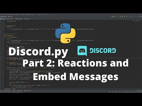 Discord.py Displaying Reactions & Embed Messages