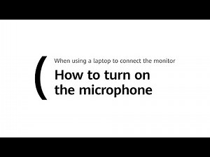 How to turn on the microphone (for laptops) | HUAWEI MateView GT