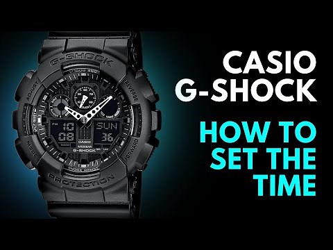 How to set the Time on a Casio G-Shock Watch