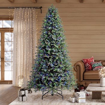 9' Pre-lit Radiant Micro LED with Twinkle Artificial Christmas Tree