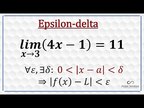 Epsilon - Delta Proof (precise definition of the limit)