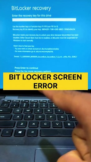 Troubleshooting BitLocker in Windows BIOS