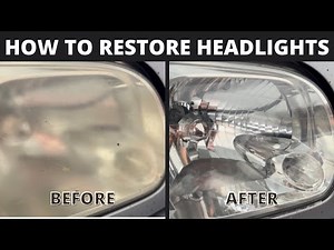HOW TO restore headlights