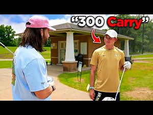 Catching golfers LYING at our local driving range