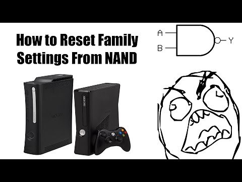 How to Bypass/Reset Family Settings From NAND (Xbox 360)
