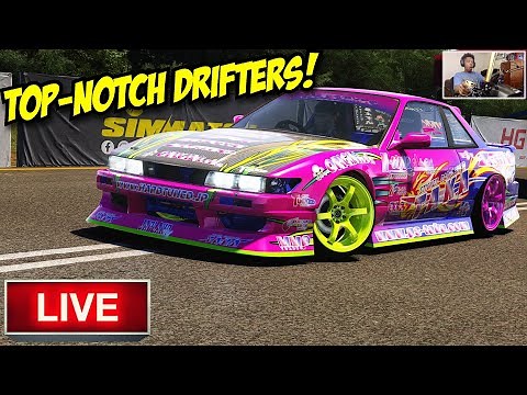Assetto Corsa Live | NEW N-Style Drift Car Pack! *COUNTDOWN TO 4K* | Logitech G29