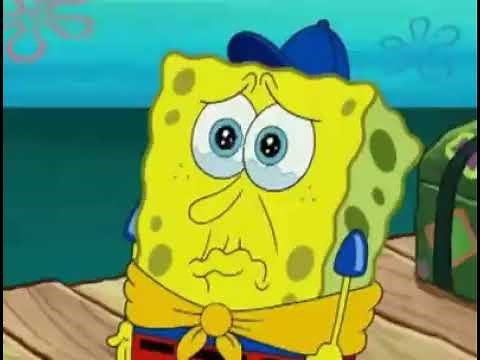 SpongeBob crying/sad