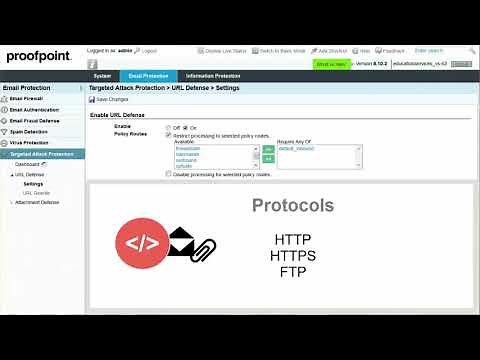 Proofpoint TAP Malicious URL Defense Configuration – Tutorial