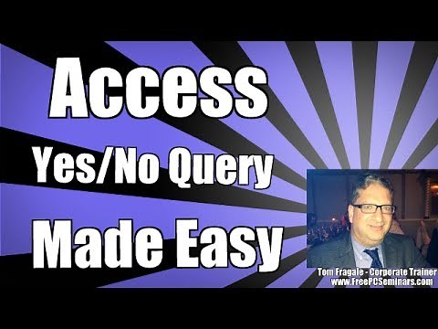 How to Query Yes/No Fields in Access - Filter Boolean Checkbox Fields Tutorial
