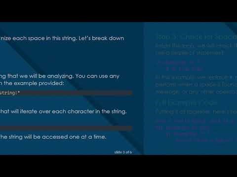 How to Create a for Statement for Each Space in a String Using Python
