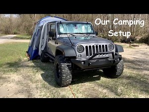 Our Jeep Camping Setup