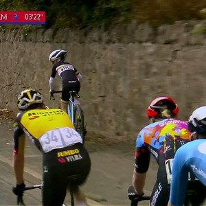 1.3M views · 37K reactions | Three hundred and fifty days ago Pascal Eenkhoorn and Xander Graham teamed up to create this unforgettable moment in AJ Bell Tour of Britain  history. | The Tour Of Britain | Facebook