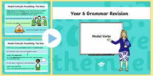Year 6 Grammar Revision Guide and Quick Quiz Modal Verbs
