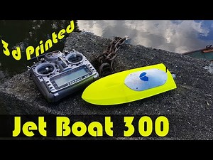 3D Printed RC JET Boat 300