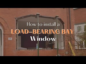 How to install a load-bearing bay window using acrows with strong boys #baywindow