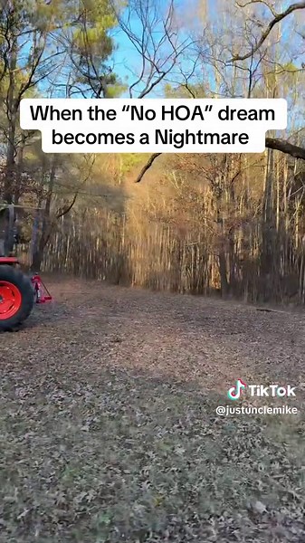 When the “No HOA” dream becomes a Nightmare #hoa #kubota #funny #neighbors #fyp