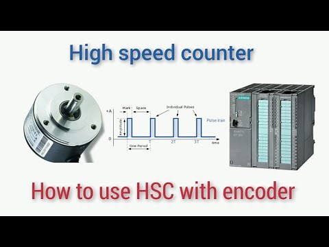 How to use high speed counter with encoder PLC S7-1200 (TIA portal)|| technology object