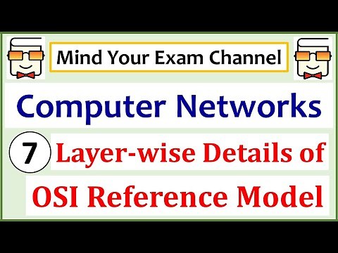 Layer-wise details of the OSI Reference Model | Computer Network Course | Lecture 7