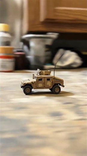 Tiny Custom Humvee RC Model with Incredible Detail #satisfying #artisan #miniature