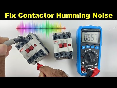 How to repair Contactor if abnormal chattering Sound is Coming ‪@TheElectricalGuy‬