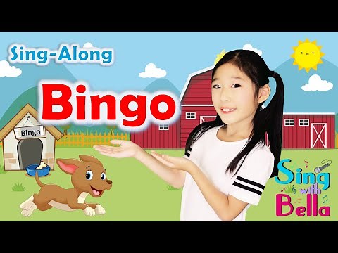 Bingo Song with Lyrics and Actions | Kids Songs | Sing with Bella