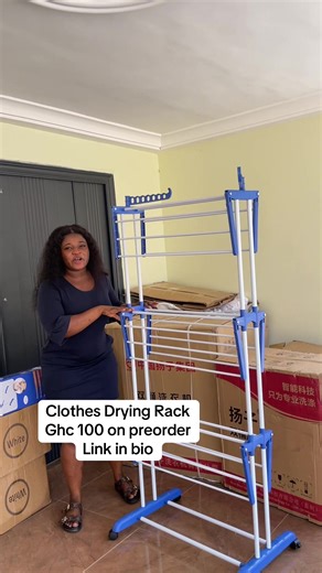 Clothe Drying Rack #rack #3layersdryrack #dryingrack #fyp #ghanatiktok