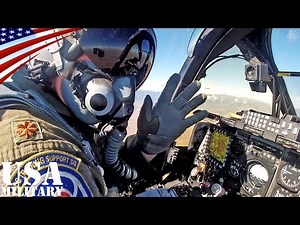 A-10 Thunderbolt II Ground-attack Aircraft Cockpit View