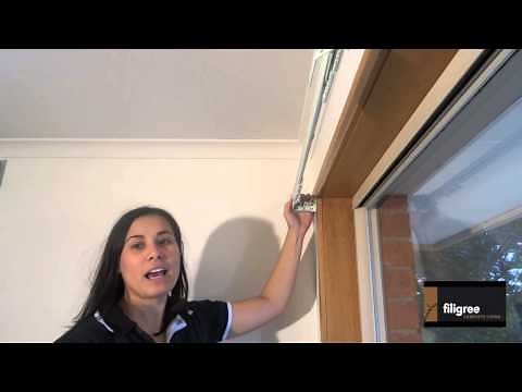 How to install a curtain track