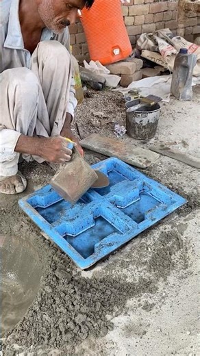 Making Strong Cement Interlocking Blocks 🔨 | Fast Process