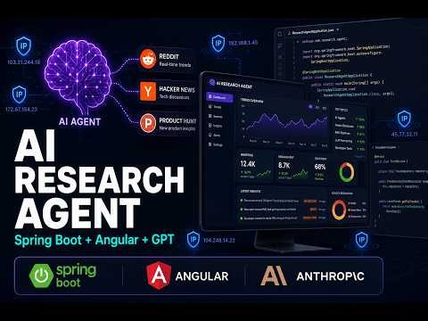 🔥 🚀 Build an AI Research Agent with Spring Boot + Angular + CLAUDE (Complete Build)