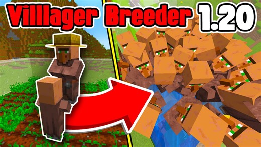 Minecraft 1.20+ Villager Breeder Farm Tutorial (Java & Bedrock)