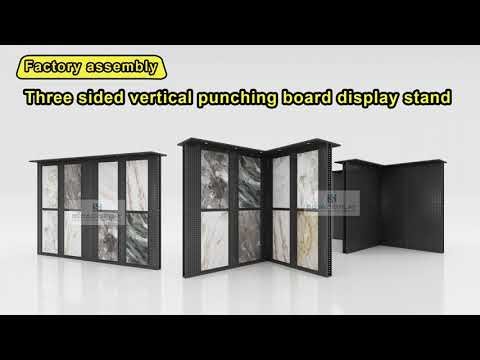 Modular Vertical Hanging System for Tile & Stone Displays | Premium Factory-Made #displayrack