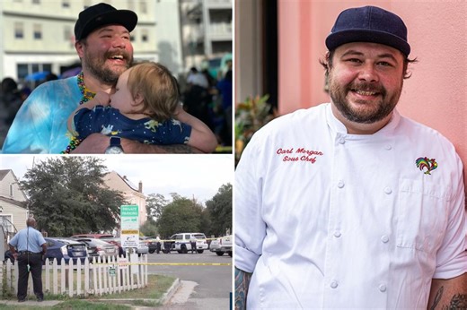 New Orleans chef murdered by crazed carjacker while picking up son from daycare