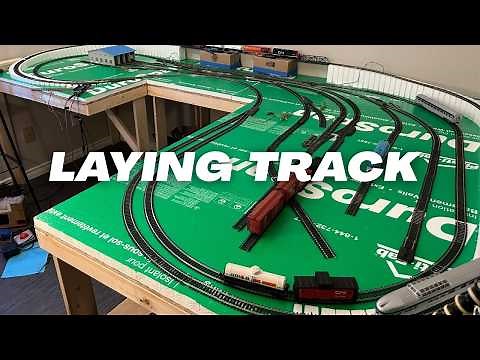 Building a Train Layout From Scratch | Part 2: Track, Yard & Inclines