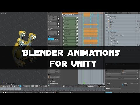 Blender Animations Unity Import Tutorial