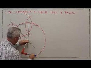 How to Draw a Circle Given Three Points