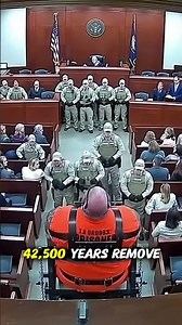 CCTV Captures Explosive Inmate Reaction to 42,500-Year Federal Prison Sentence