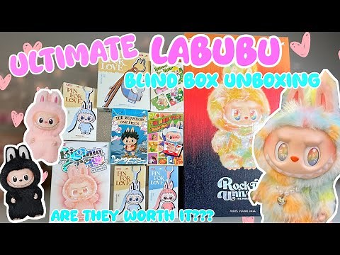 The ULTIMATE LABUBU Blind Box Unboxing! ✨ V4 Collection + Rock the Universe 😮