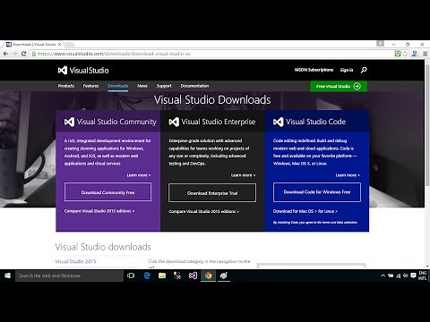 C# Tutorial : How to Download and Install Visual Studio 2015 Enterprise on Windows 10 | FoxLearn