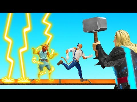 TRAPPERS vs AVENGERS In Fortnite!