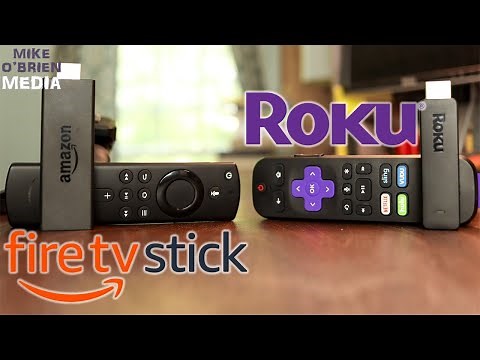 Amazon Fire TV Stick vs Roku Streaming Stick - Voice Remote, TV Controls, HD Streaming