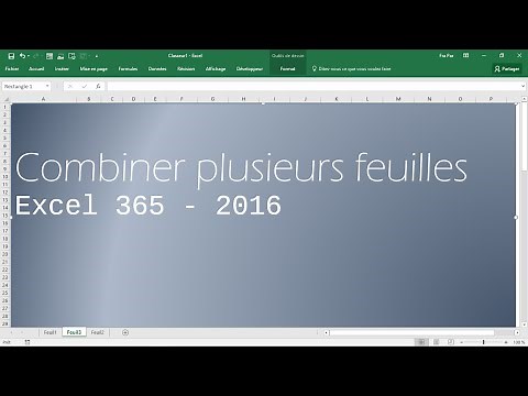 Excel: Combine multiple sheets