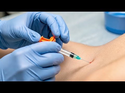 BUTTOCK injection video, how to give im injection, intramuscular injection