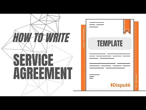 Service Agreement Template & Tips: How to Write Like an Expert - I Dispute