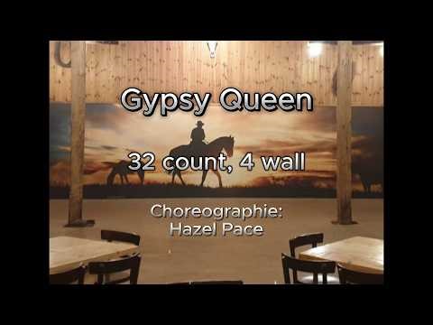 GYPSY QUEEN / LINE DANCE / STEPS (TUTORIAL)