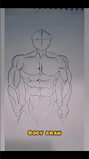 How to Draw a Perfect Human Body Structure | Step by Step Guide#artist #drawingtutorial
